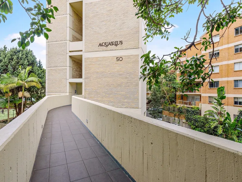 Great location, balcony and off-street parking