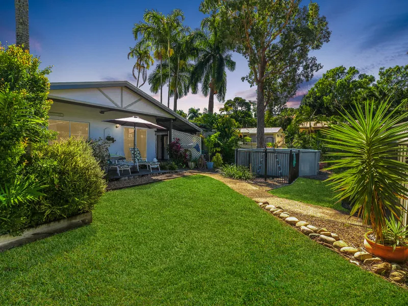 Combining modern-day comfort with a lush tropical oasis