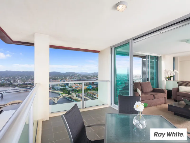 Looking for a High Near Top Floor Apartment with Brisbane Panoramic Views Ideally Located in the Heart of Brisbane's Civic Precinct?
