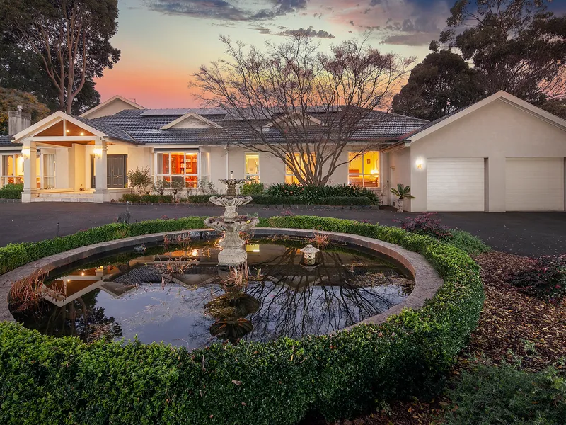 Trophy Home Set Among Verdant Private Grounds