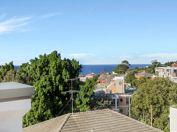 Character apartment with enormous terrace and water views