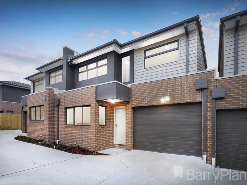 A choice of 2 select townhouses within a short walk to Sunshine station.