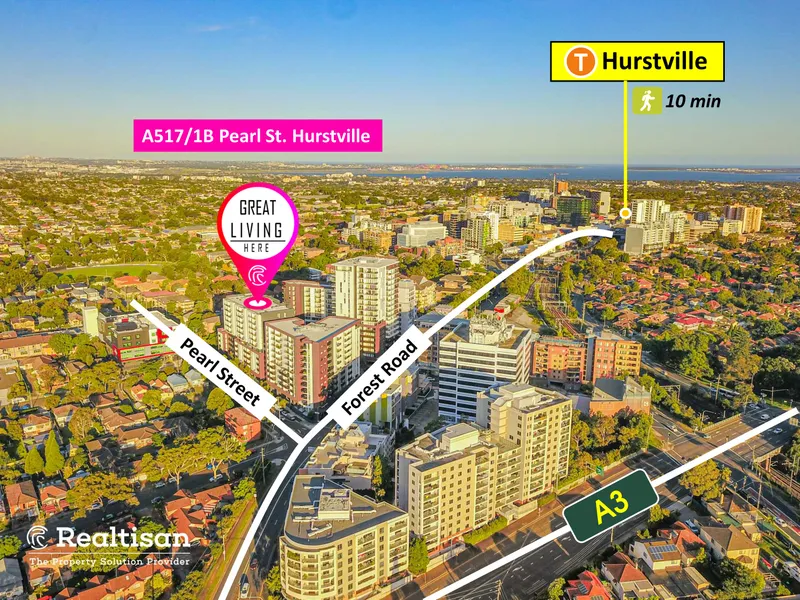 Modern and elegant 2 bed apartment 750m to Train Station