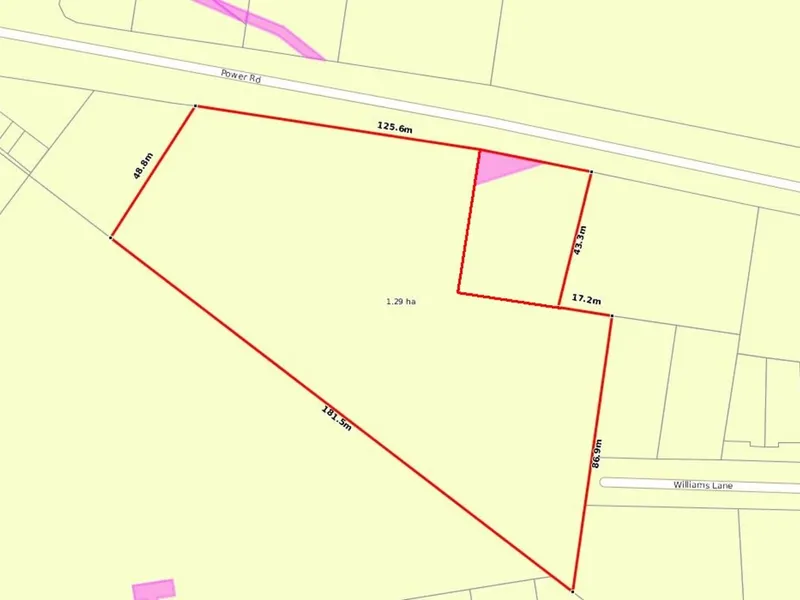 1.29 HA Vacant Urban Land