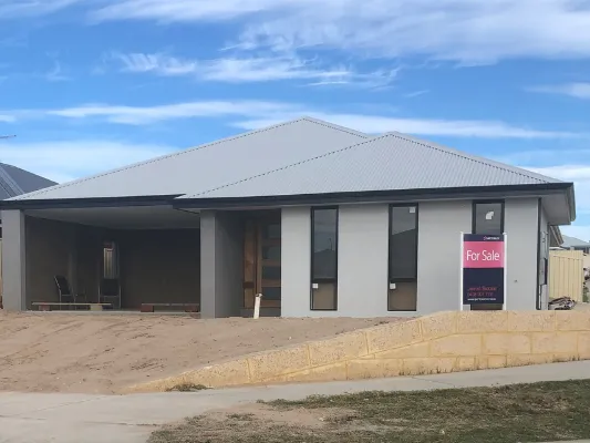 Custom built home by a small family building company with a personal touch in a new subdivision of Madora Bay.