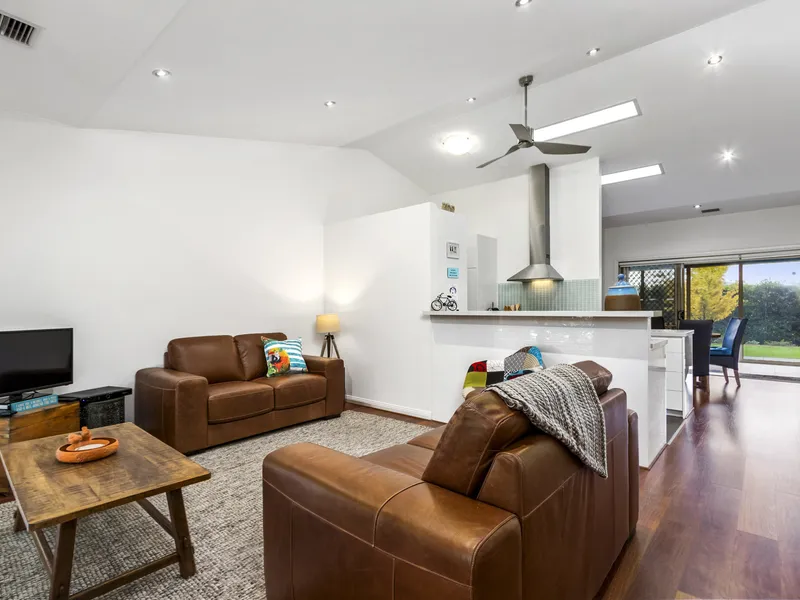 Generous rear yard and covered entertainer's patio