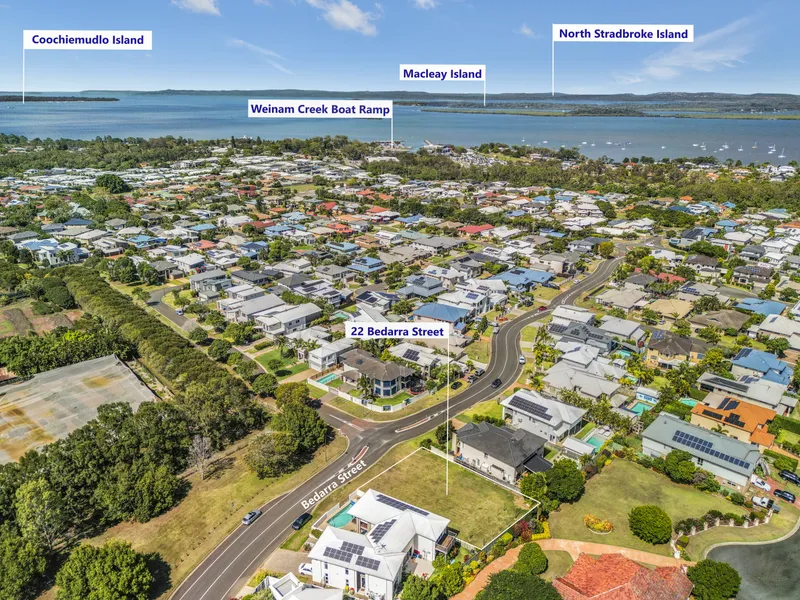 Premium land in offering in the highest point in Redland Bay.