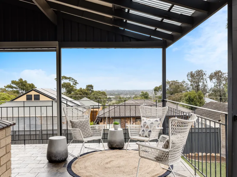 THIS ONE'S GOT THE LOT, INCLUDING OCEAN AND CITY VIEWS FROM THE DECK
