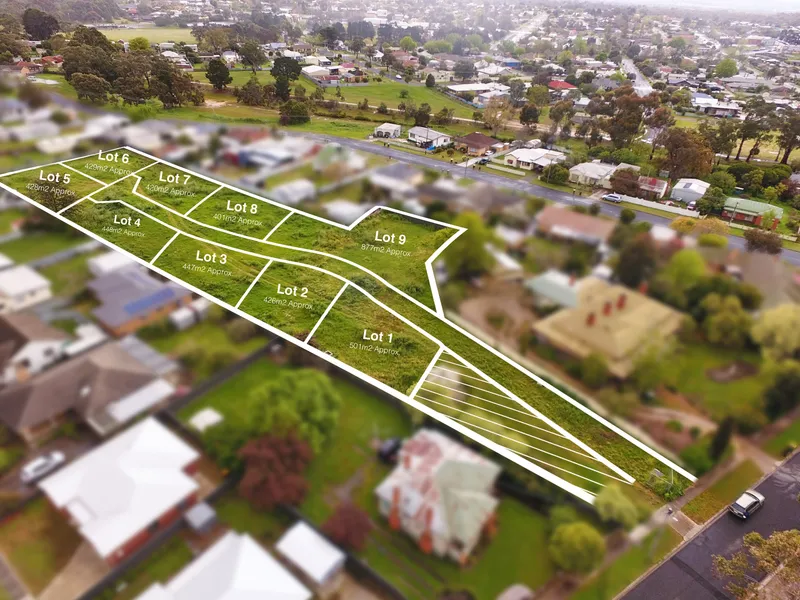 9 Block Subdivision with Planning Permit