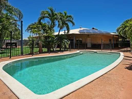 Great family home with pool and solar power.
