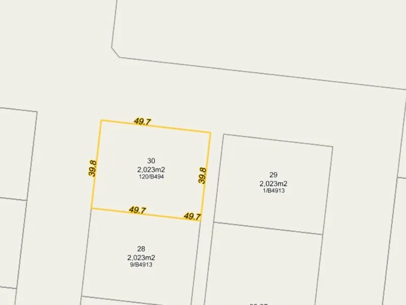 Large Vacant Block