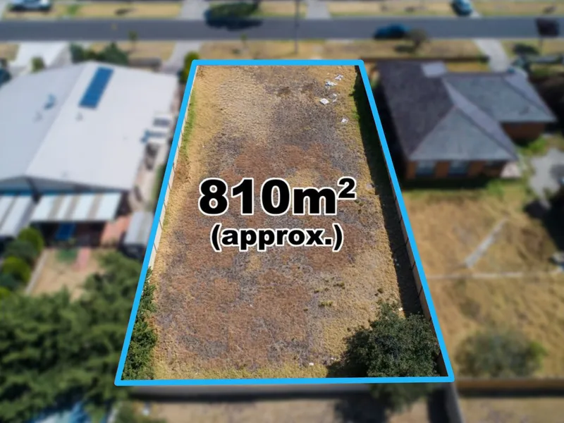 Rare Vacant Allotment of 810M2 With Huge 20M Frontage