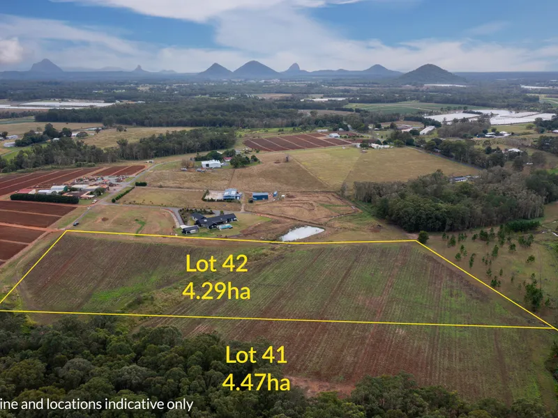 20 acres in Wamuran across - 2 titles