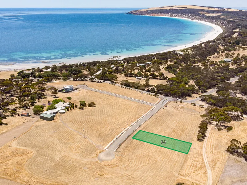 Lot 52 Seaside Land Release Emu Bay 'It's where you want to be'