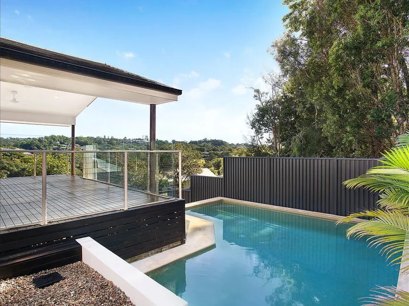 Stylish family home with elevated views