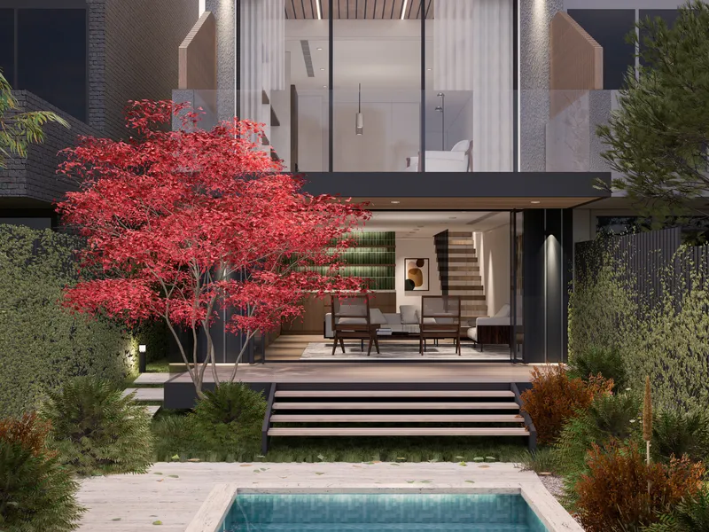 DA Approved plans on a 227sqm parcel with 6m Wide, North Facing, Semi Detached Grand Terrace