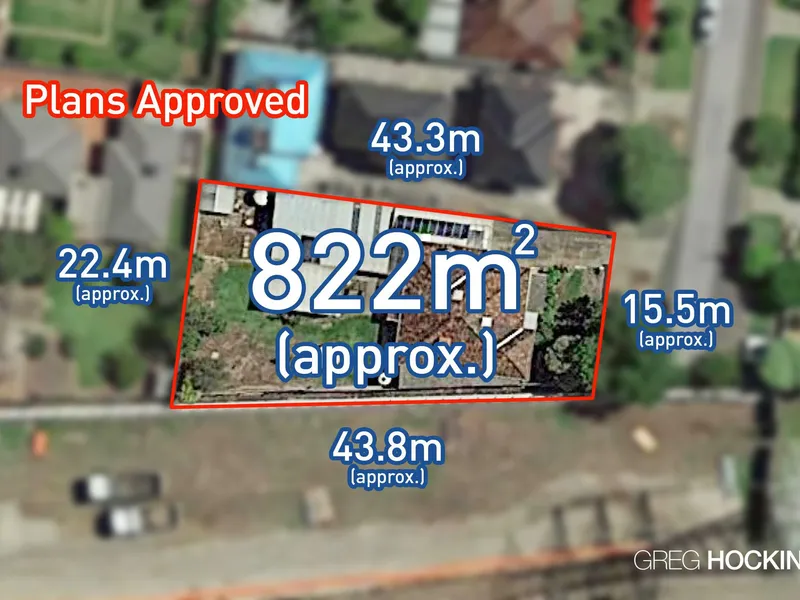 Approved And Ready To Develop. Great Times.