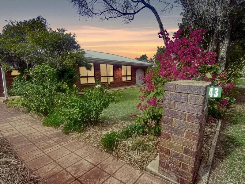 A Beautiful, Quality Brick Home with Bore -  3 bed, 2 bath + office