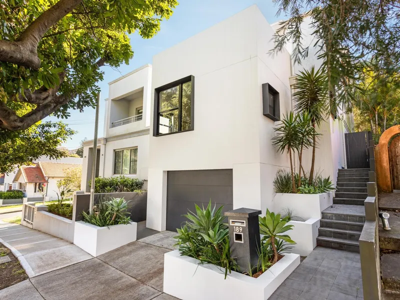 Architectural freestanding home in a sought after location