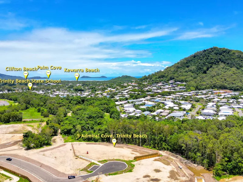 Ready to Build on! Positioned in an Exclusive Address, Admiral Cove, Trinity Beach!