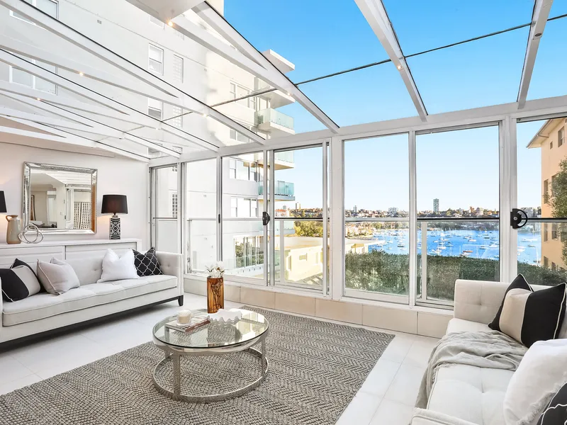 Whole-Floor House-Like Apartment offers approx. 283 sqm of Living + Pool on Title & Harbour Views