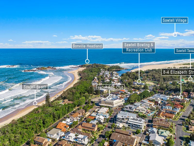 Central Sawtell Location Just 100m to the Village.