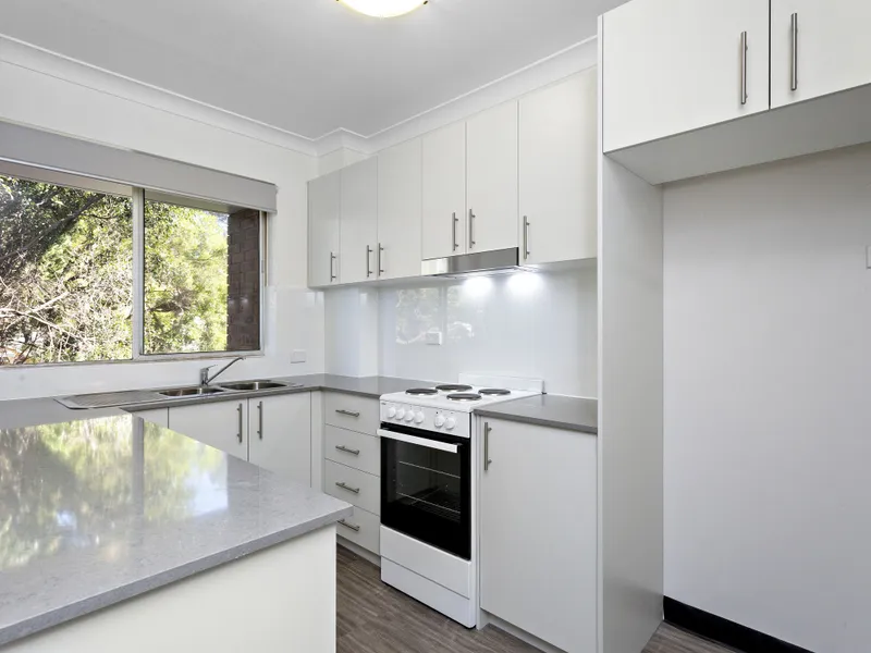 Newly renovated two bedroom unit situated in a quiet position