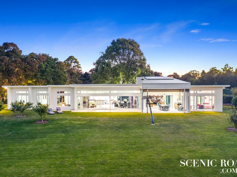 Simply Stunning! This Elegant Acreage Address is Available for the First Time. 