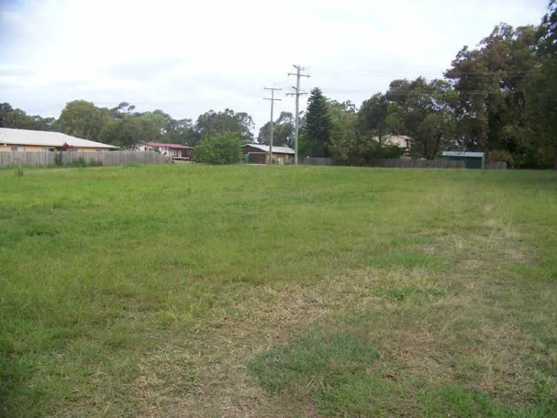 CLEARED LEVEL BLOCK WITH  CURB AND GUTTERING