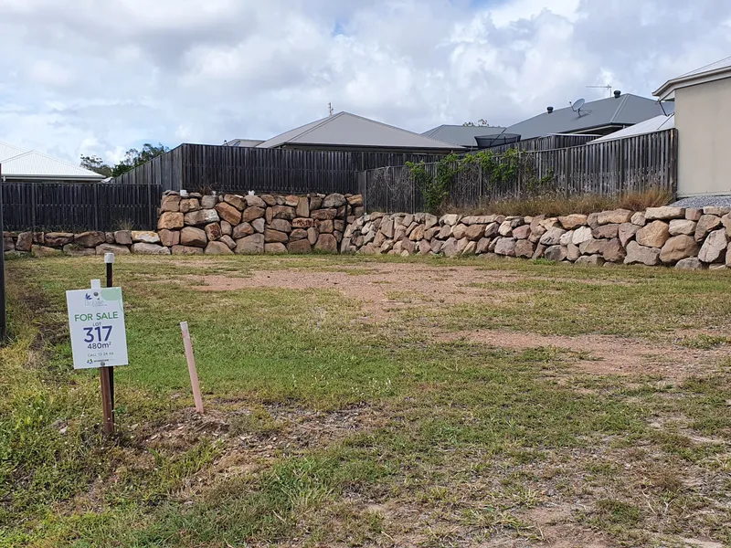 Level land ready to build on