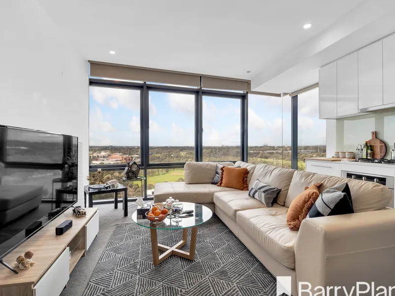 Stylish apartment with city views.