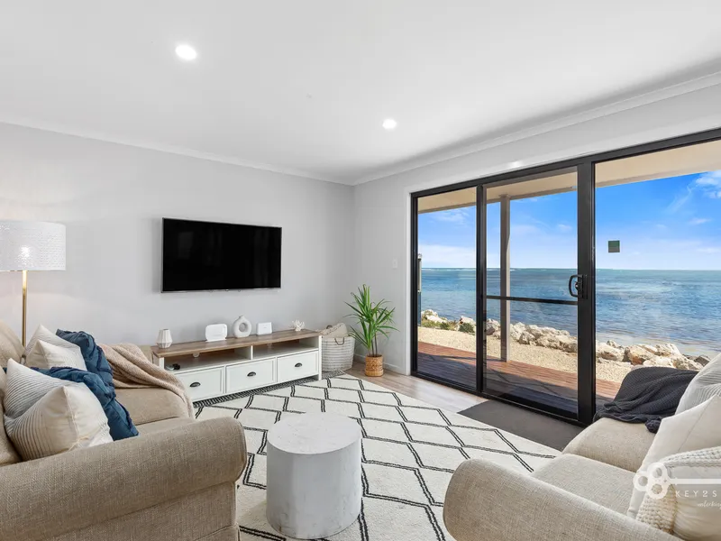 YOU DON’T GET ANY CLOSER TO THE WATER THAN THIS