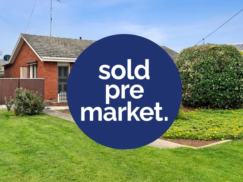SOLD - PRE MARKET!