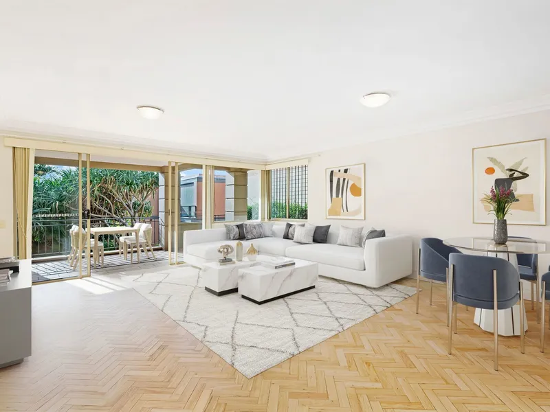 CLASSICALLY INSPIRED LUXURY APARTMENT OFFERS FASHIONABLE POTTS POINT LIFESTYLE