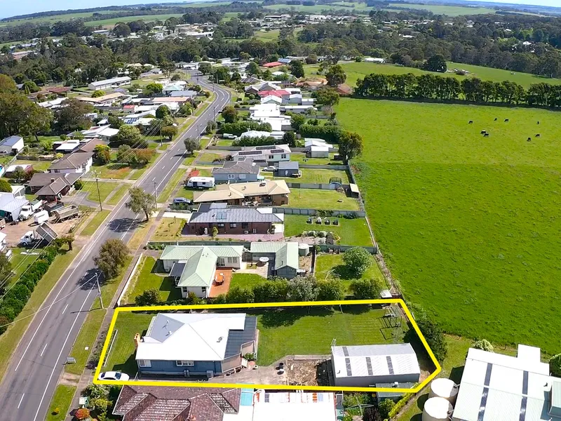 Top of Town with Rural Views