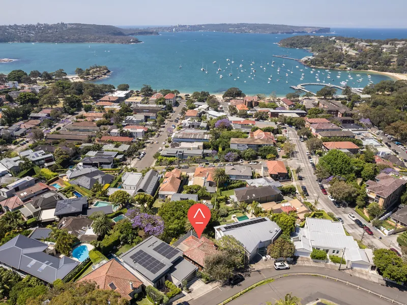 A blank canvas in one of Mosman's most loved streets with incredible views