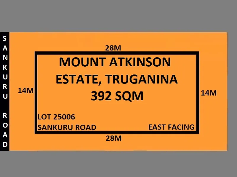 *WEST FACING TITLED BLOCK WITH 14 FRONTAGE*