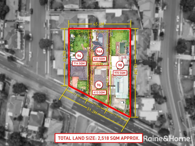 ZONE R4 HIGH DENSITY RESIDENTIAL ON 2,518SQM