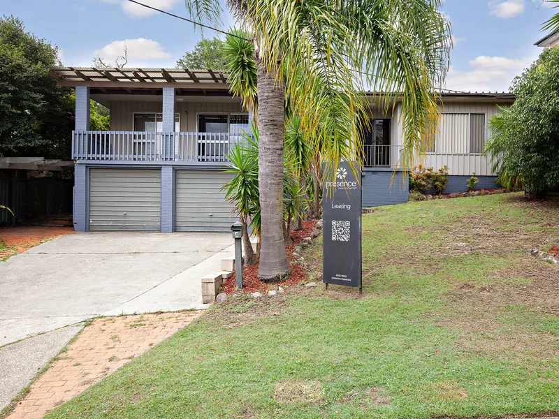LEAFY HIGH-SET LIVING - FOUR BEDROOM, ONE BATHROOM, PLUS STUDY