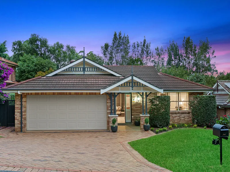 Perfect single level Huxley Home in peaceful garden setting