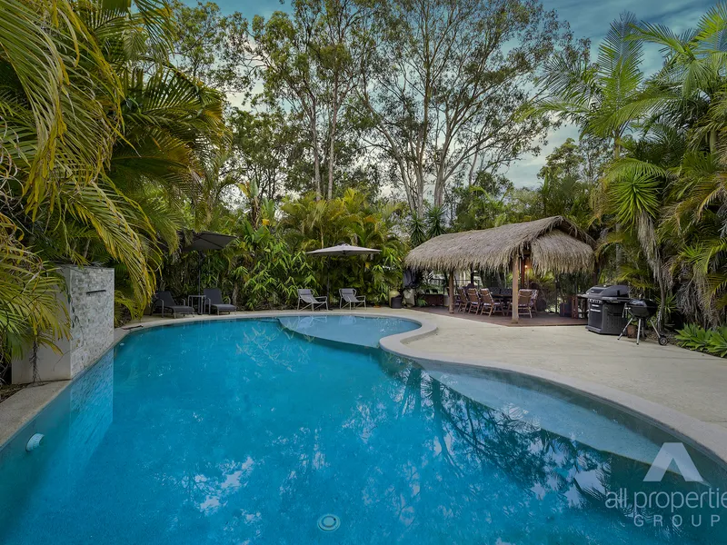 Acreage Lifestyle home with it all - 6 Bedrooms + Massive Shed + Stunning Pool + even better location - Be Quick !