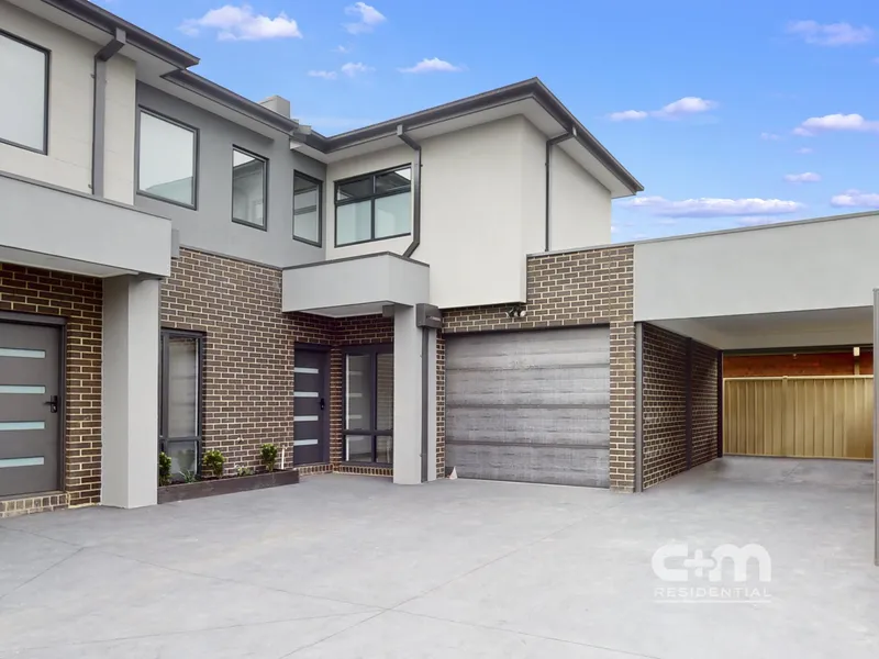 This 3 bed three bath townhouse is brand new!