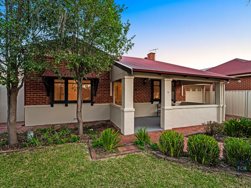 Charming Bungalow surrounded by attractive gardens.
