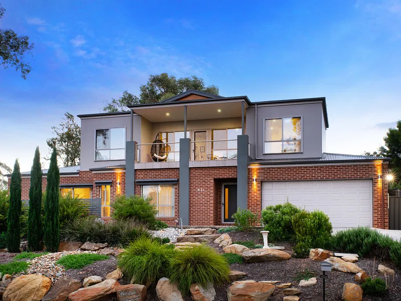 MAGNIFICENT MODERN HOME IN SPRING GULLY Enjoy the local bird-song from the balcony.