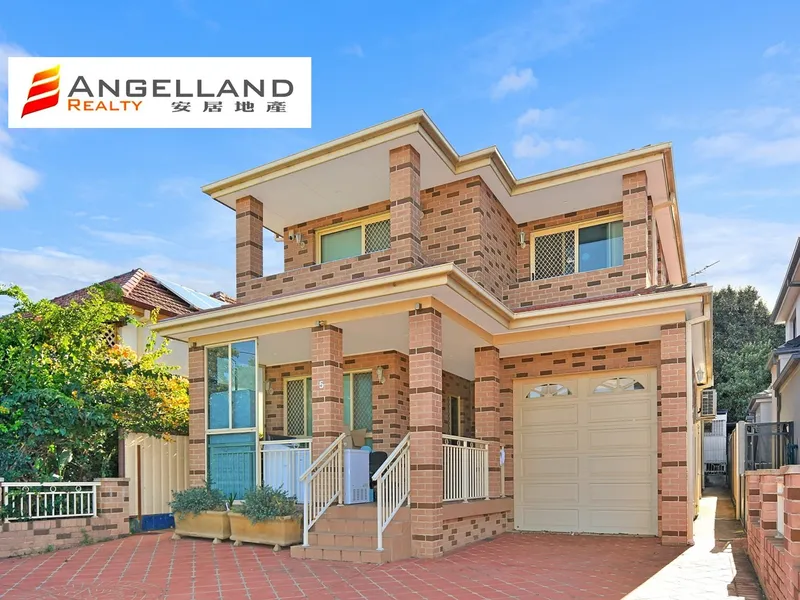 Full brick home with city views
