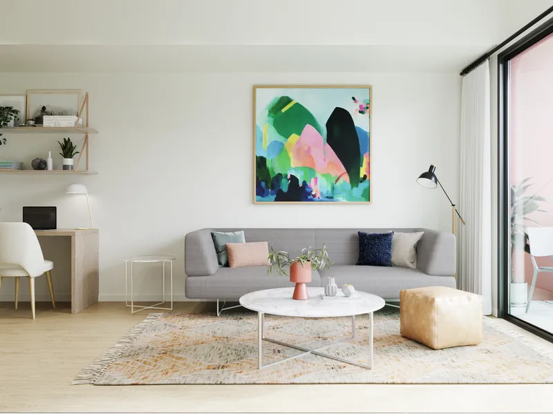 Spacious 2 Bed, 2 Bath with Balcony 