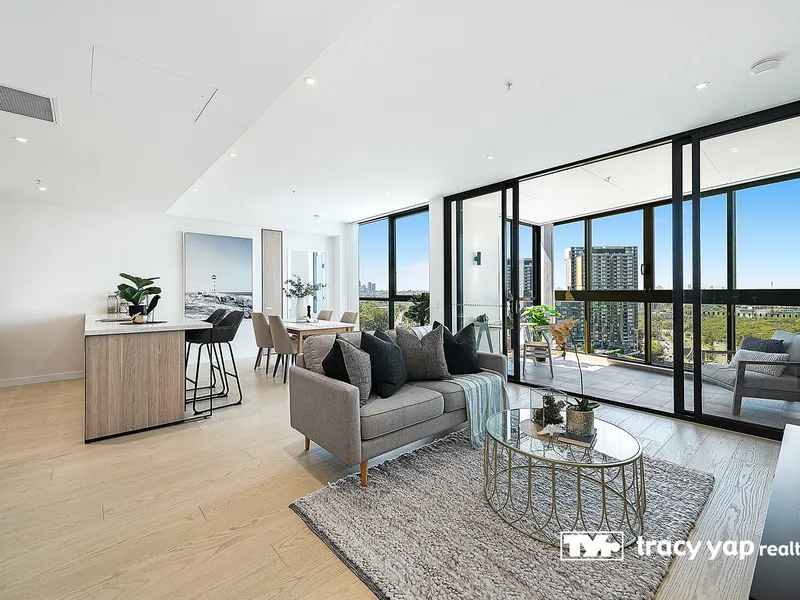 Sophisticated East facing apartment offers natural light throughout