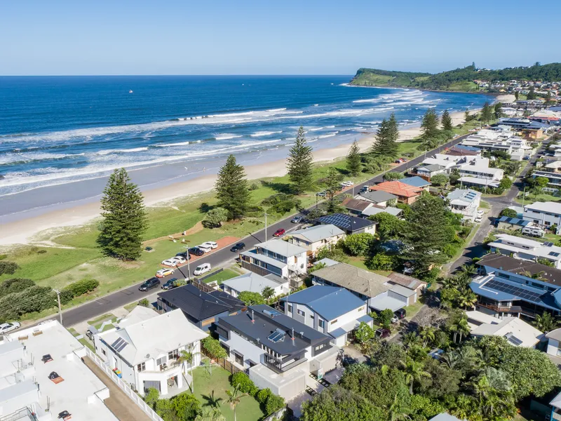 Brand new beachside home with incredible ocean views