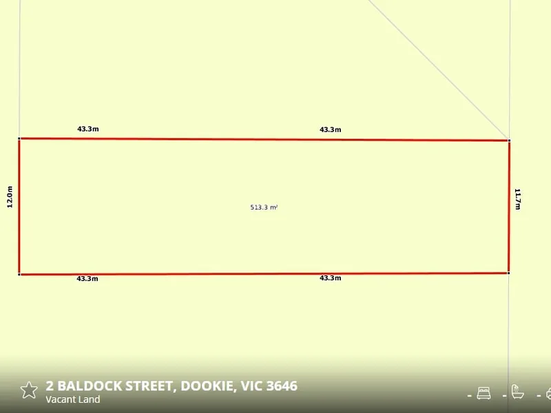 513sqm Township Zone Block
