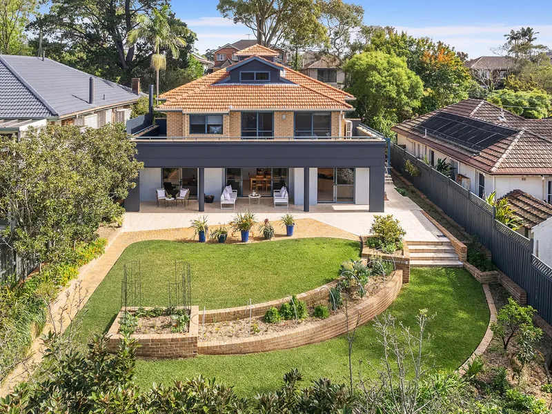 Custom built full brick home designed for low maintenance family lifestyle